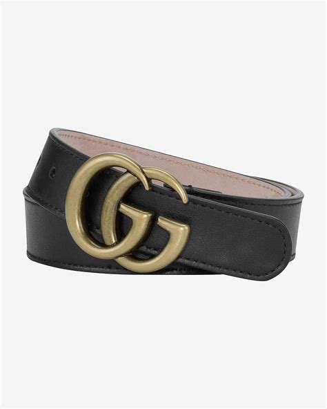 Children's leather Double G belt .